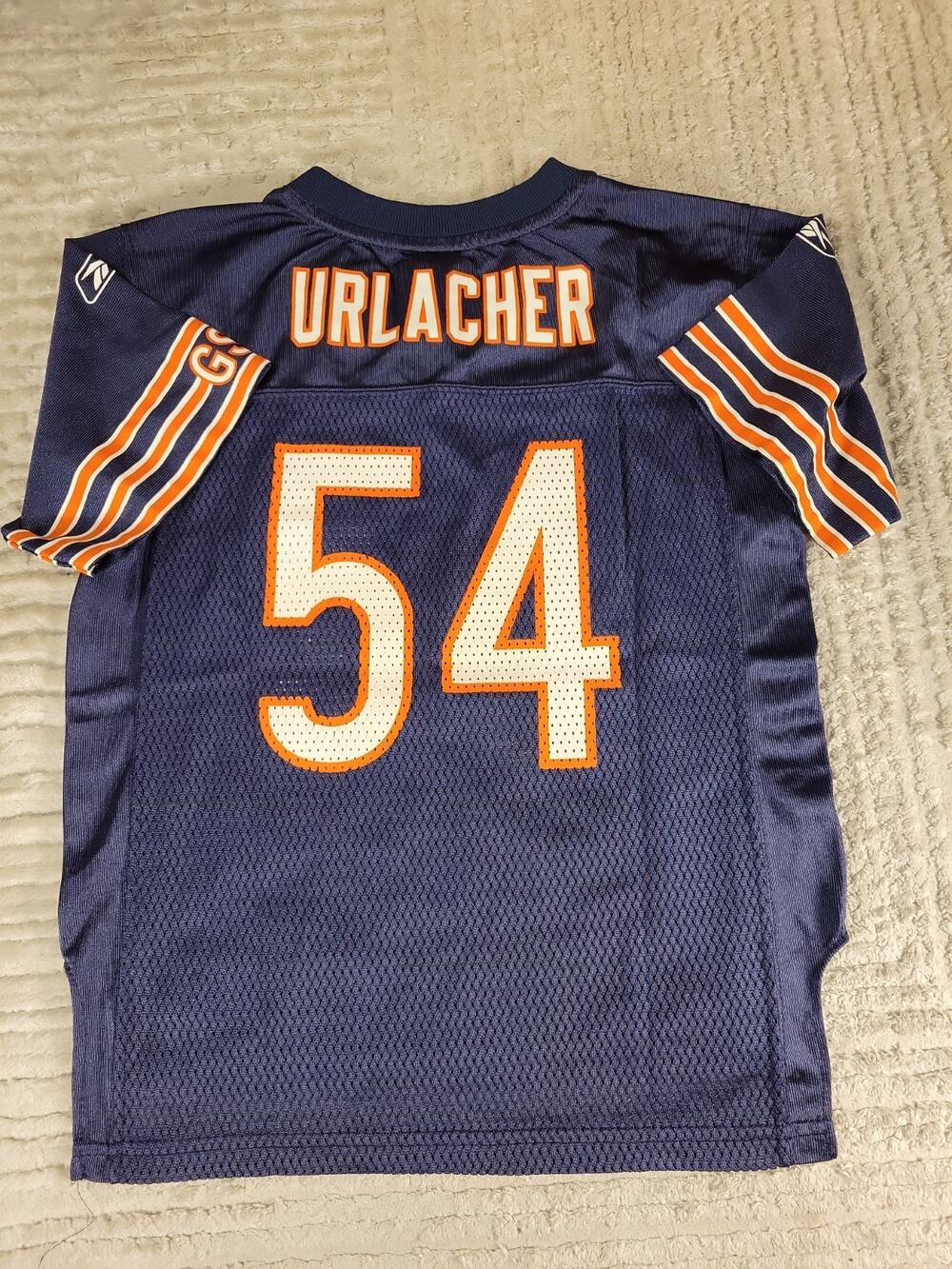 Reebok Brian Urlacher Chicago Bears Football Jersey Youth Large 7 Boys Kids